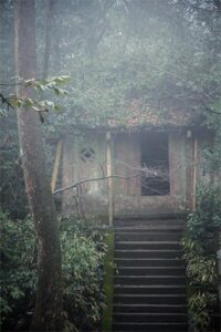 Dom U Lichżenia w górach Emei.